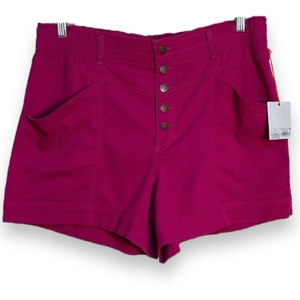 Knox Rose High Waist Pink Shorts Chic Style